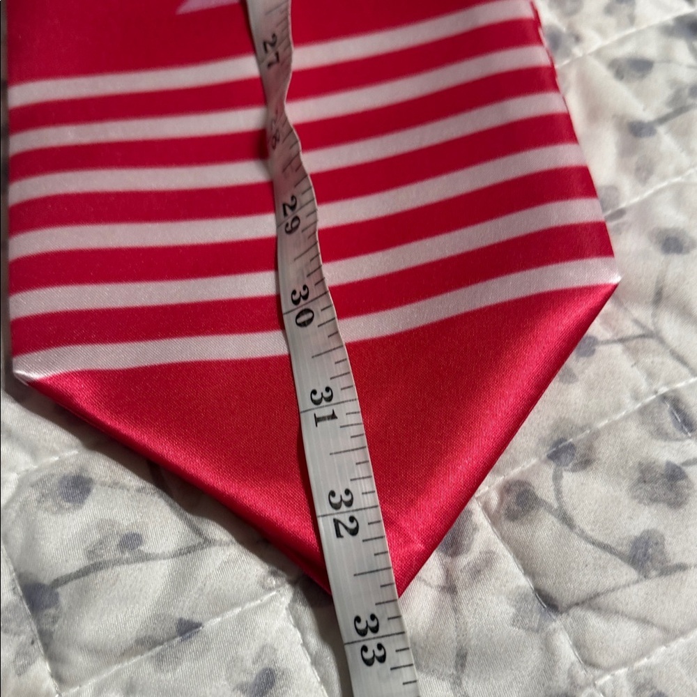 Pinkish Red and White Greek Letter Phi Beta Sigma Stole - Picture 5 of 5
